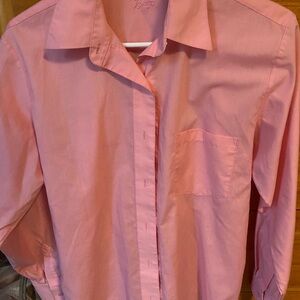 Pink button down